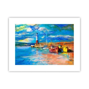Poster - Afternoon in a Rainbow Bay - 40x30 cm