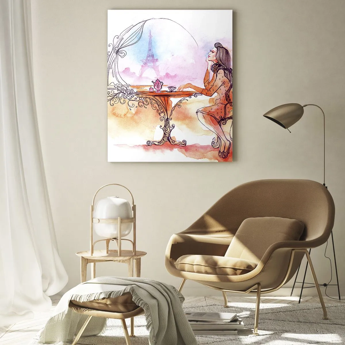 Glass picture - Parisian Chic - 50x70 cm