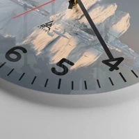 Clock face with numbers