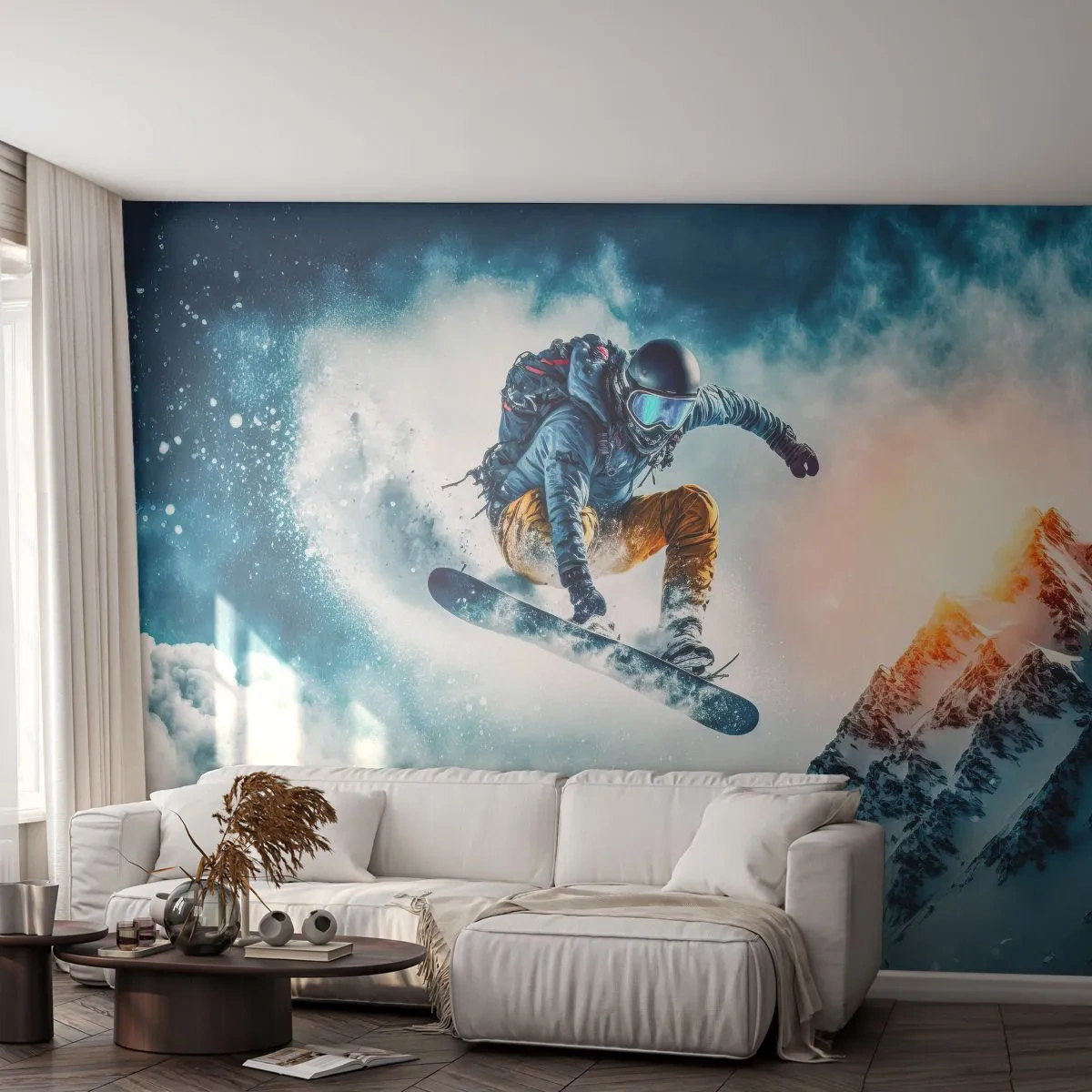 Custom Wallpaper Standard Eco - Extreme Emotions - Snowboarding, Sport, Winter