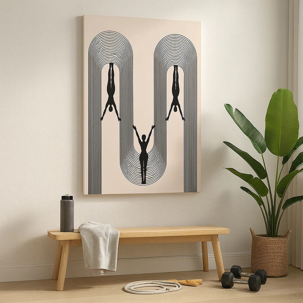 Canvas picture - Upside Down - 50x70 cm