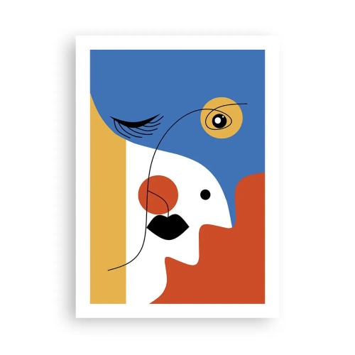 Poster - Deconstructed Potrait - 50x70 cm