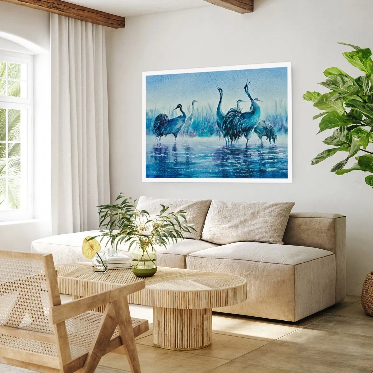 Poster - Morning Encounter - 70x50 cm