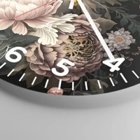 Clock face with numbers