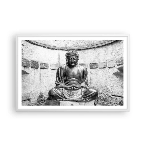 Poster in white frmae - At the Source of Peace - 91x61 cm