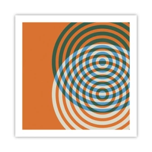 Poster - Abstract Variation on a Circle - 60x60 cm
