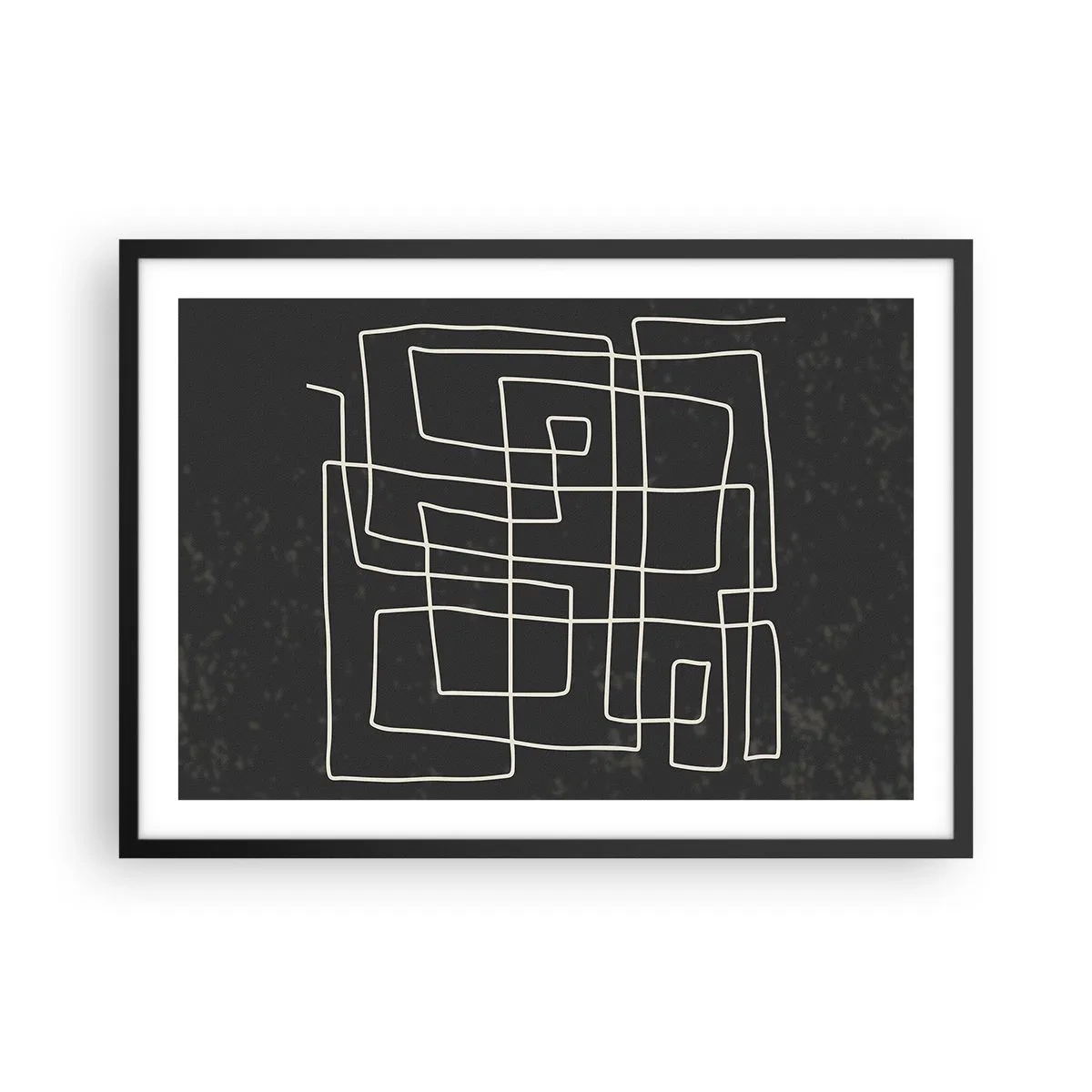 Poster in black frame - Not Too Straight - 70x50 cm