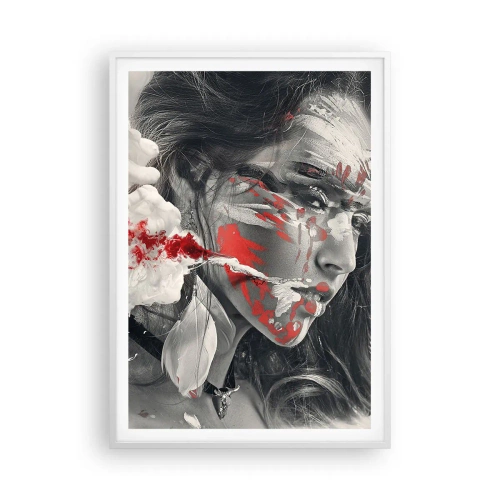 Poster in white frmae - Smoke of Absurdity - 70x100 cm