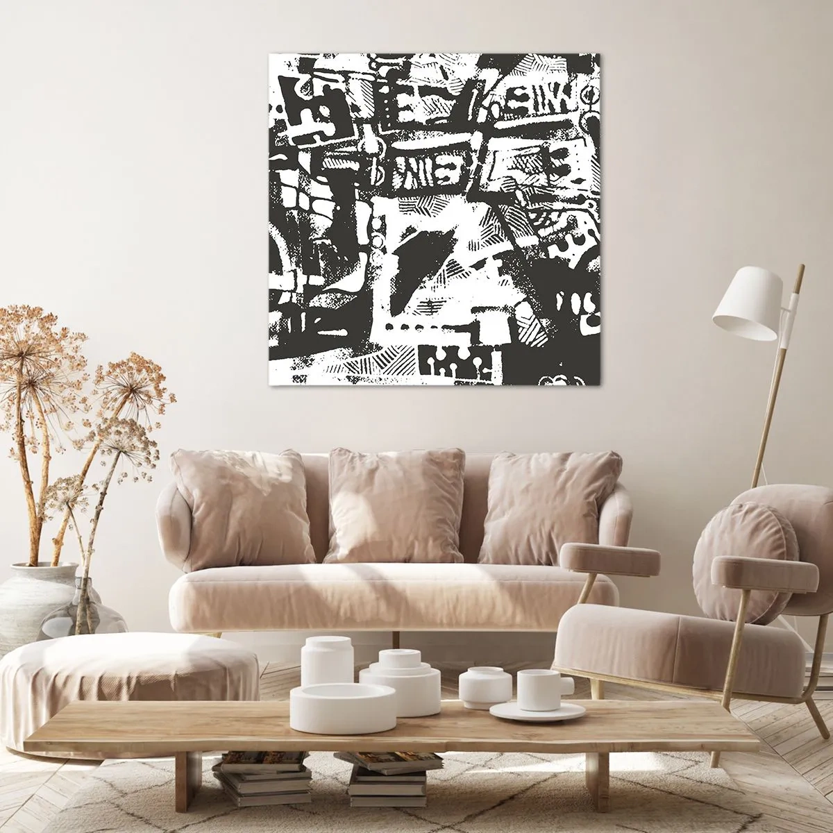 Canvas picture - Order or Chaos? - 70x70 cm