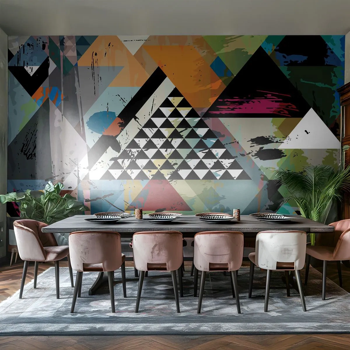 Custom Wallpaper Standard Eco - It is So Simple - Abstraction, Piece, Graphics