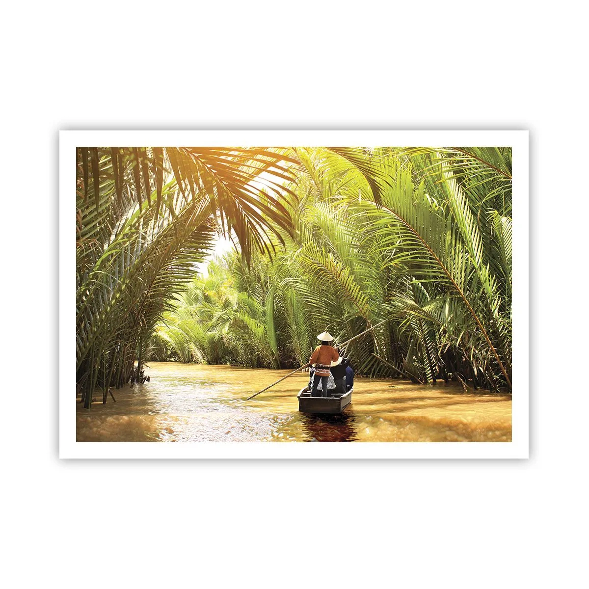 Poster - Through a Palm Ravine - 100x70 cm