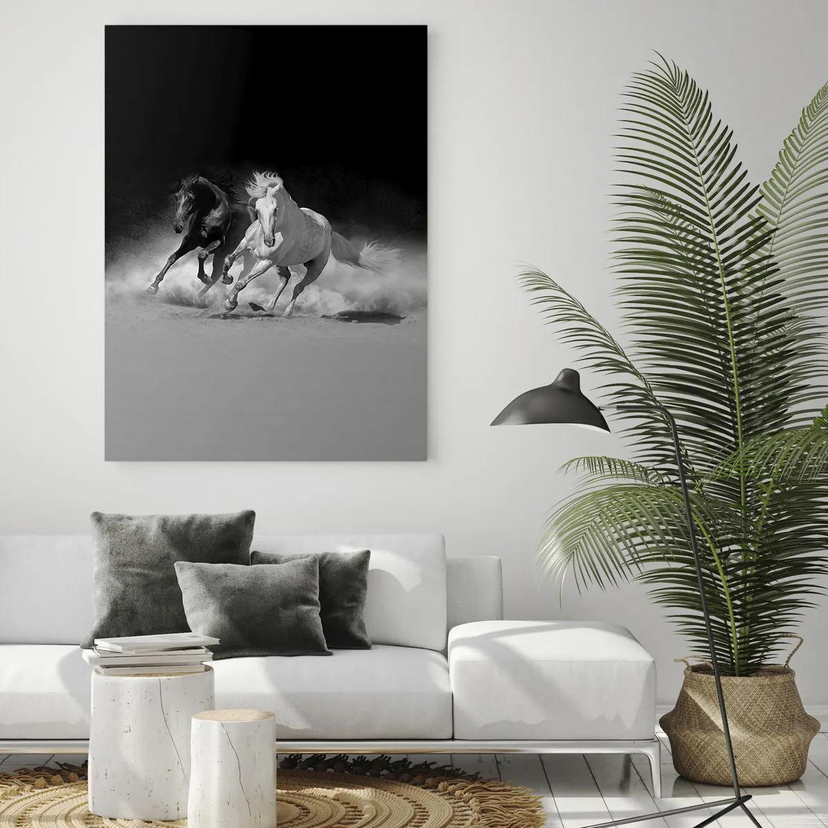 Glass picture - Gallop of Freedom - 70x100 cm
