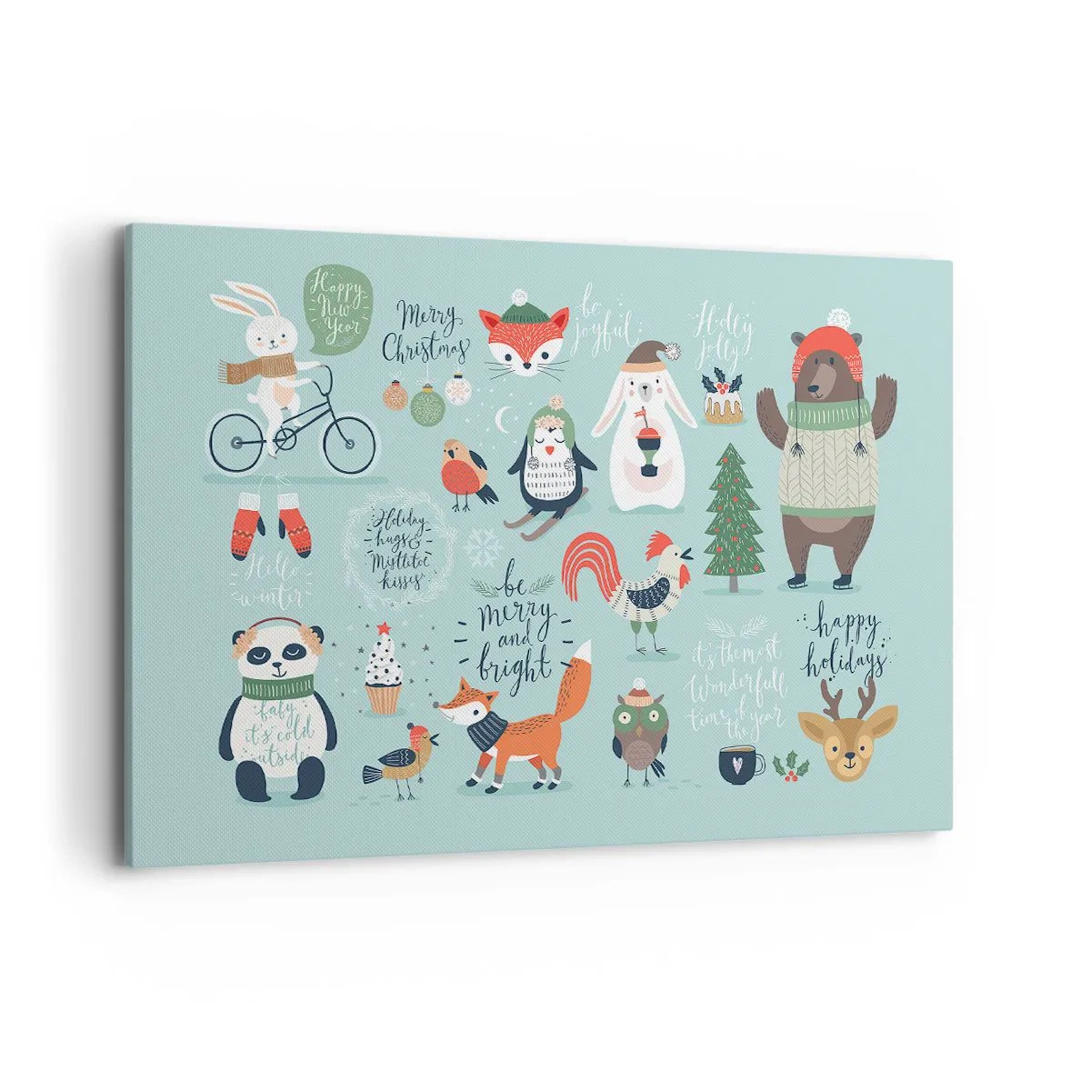 Canvas picture - Let Christmas Last Forever! - 120x80 cm