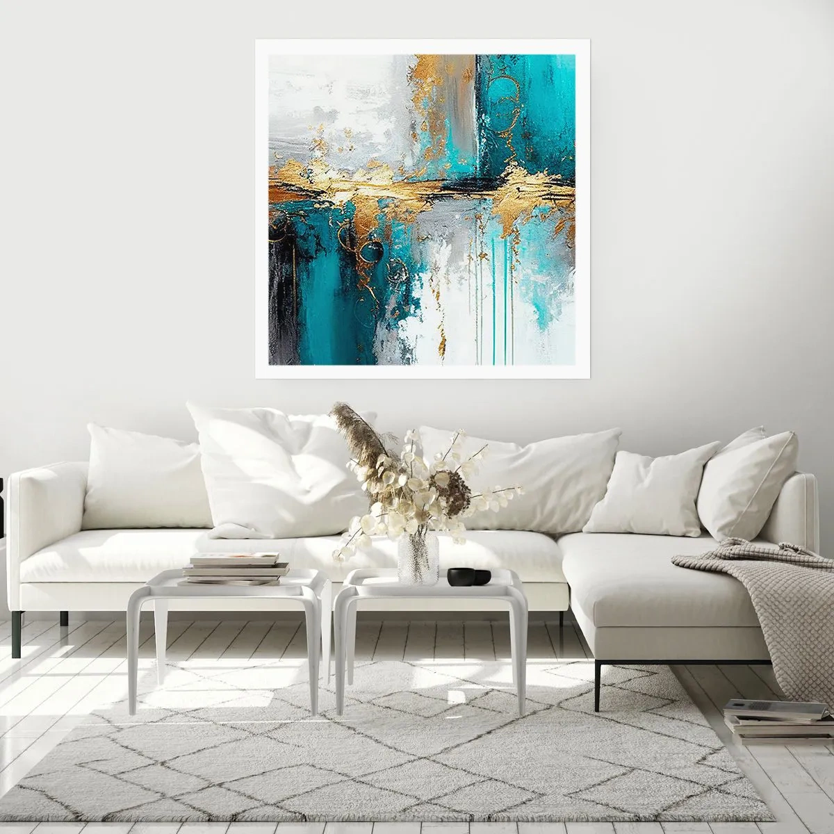 Poster - Everything Flows - 60x60 cm