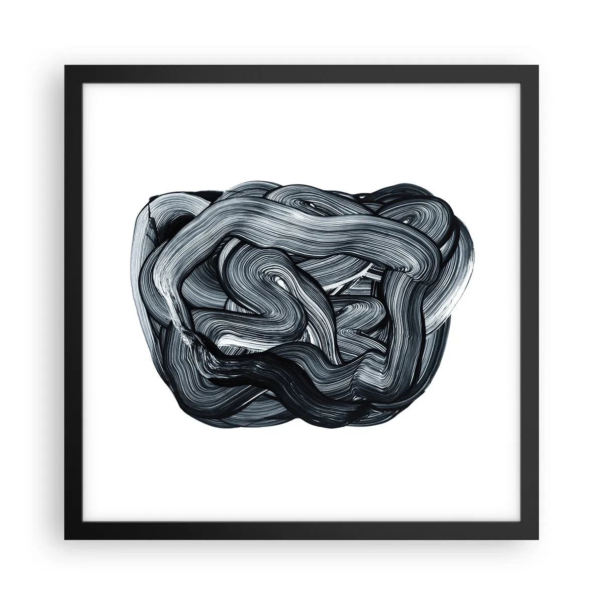 Poster in black frame - It's Not So simple - 40x40 cm