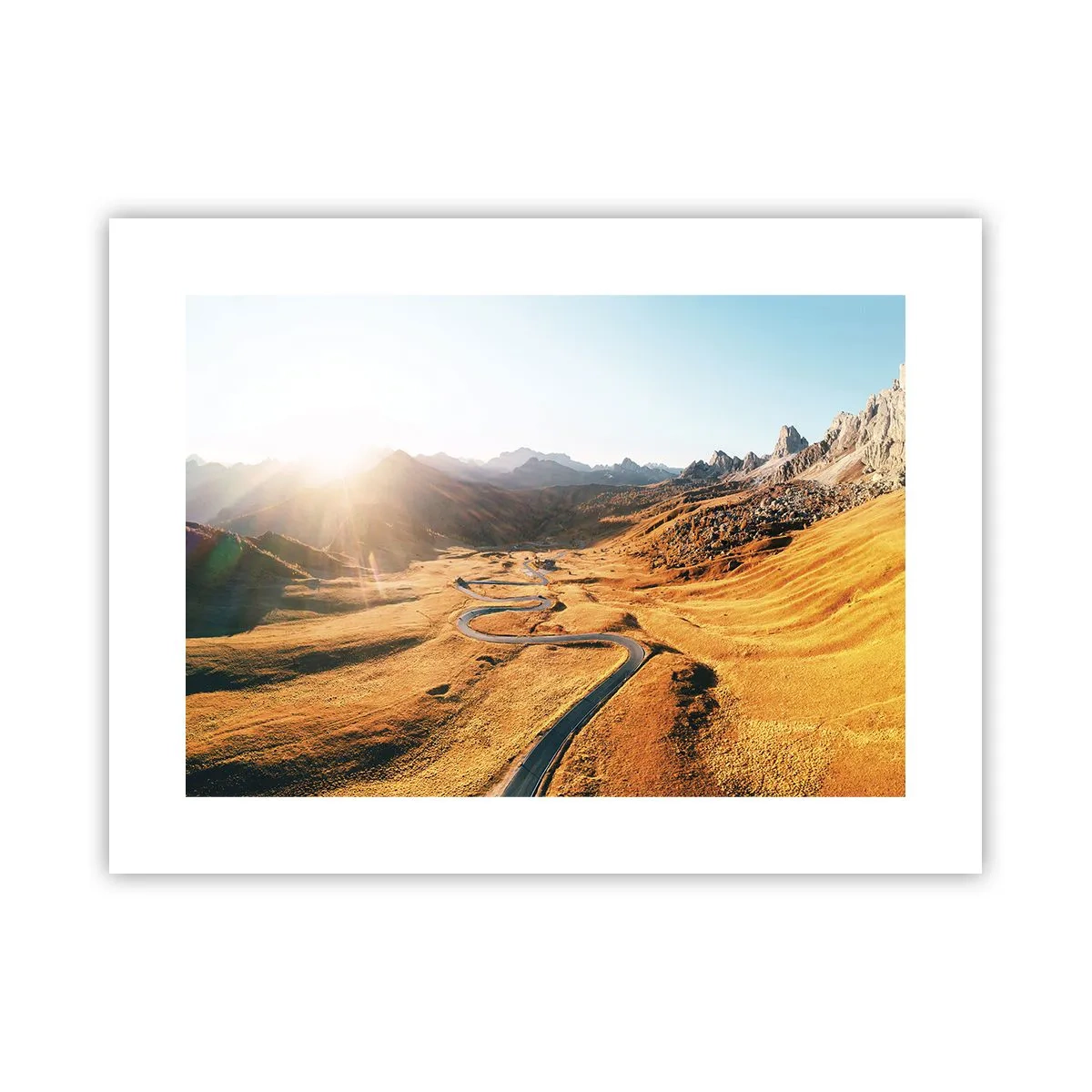 Poster - In a Golden Valley - 40x30 cm