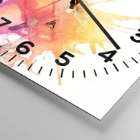 Clock face with numbers