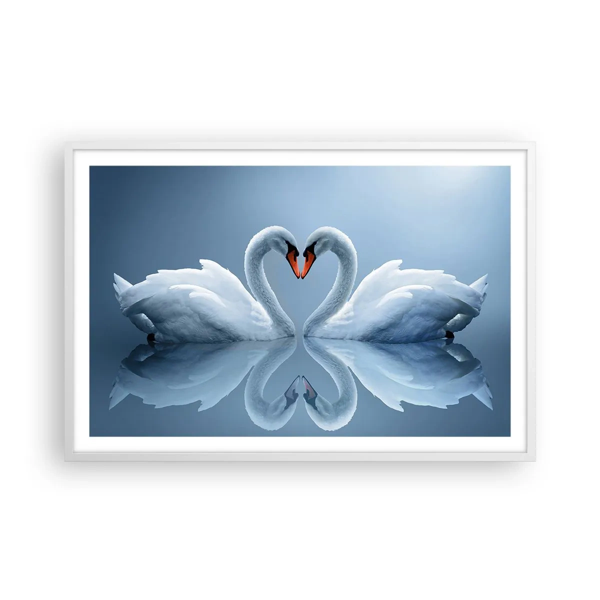 Poster in white frmae - Time for Love - 91x61 cm