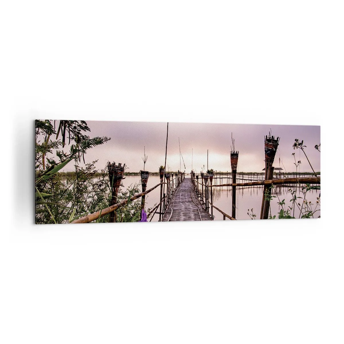 Canvas picture - Peace and Quiet of Asia - 160x50 cm