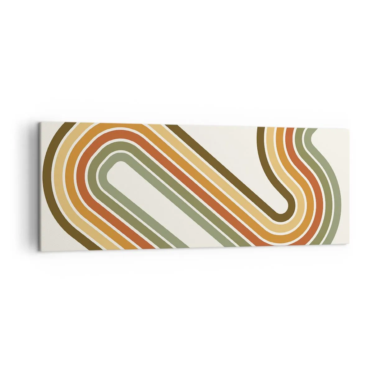 Canvas picture - Zigzaging towards the Goal - 140x50 cm