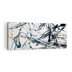 Canvas picture - Expressionist Abstract - 100x40 cm