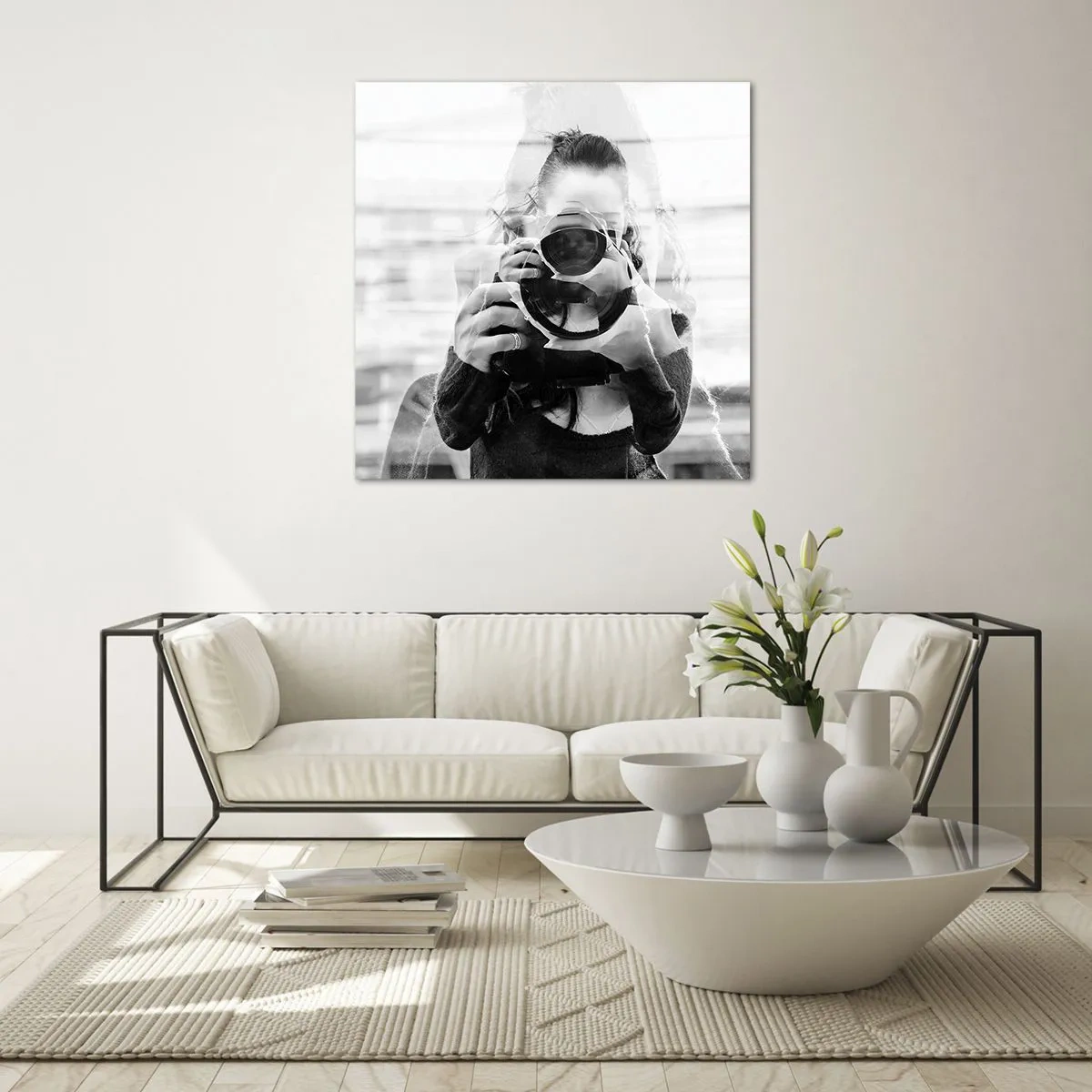 Glass picture - Creator and the Creation - 60x60 cm