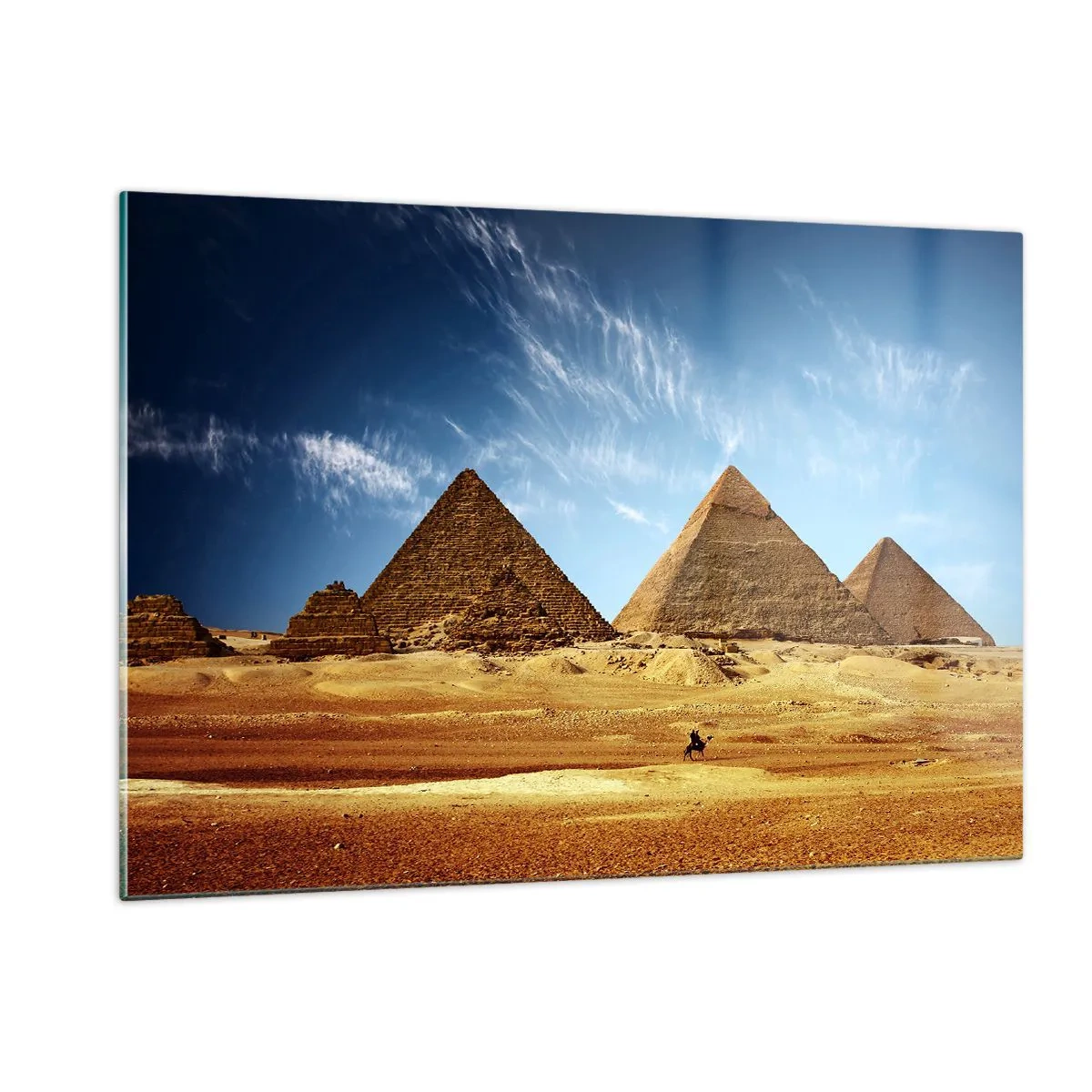 Glass picture - 40 Centuries Looking at Us - 120x80 cm