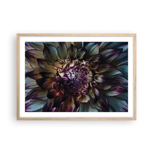 Poster in light oak frame - The Blossoming of Youth - 70x50 cm