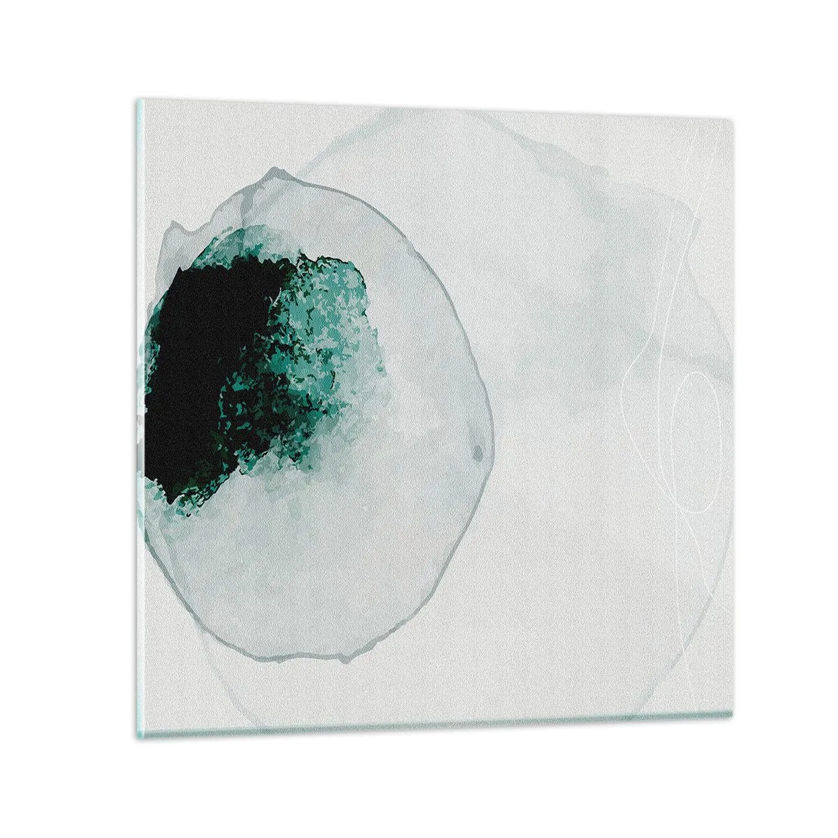 Glass picture - In a Waterdrop - 40x40 cm
