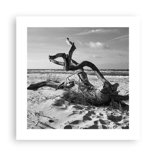 Poster - Seaside Sculpture - 40x40 cm