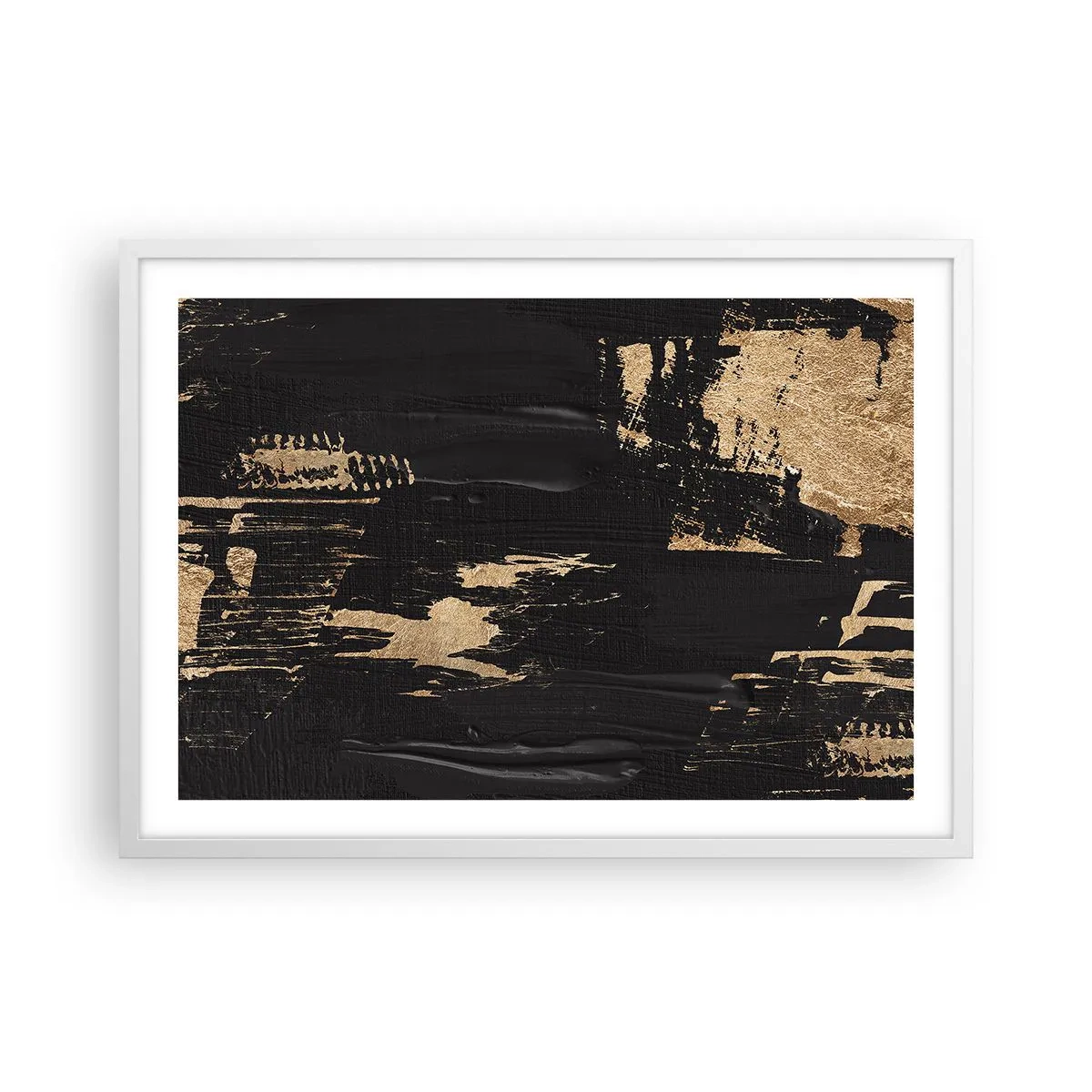 Poster in white frmae - Touch Mark - 70x50 cm