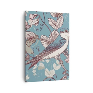 Canvas picture - In the Whitewood Chirps and Silvery - 70x100 cm