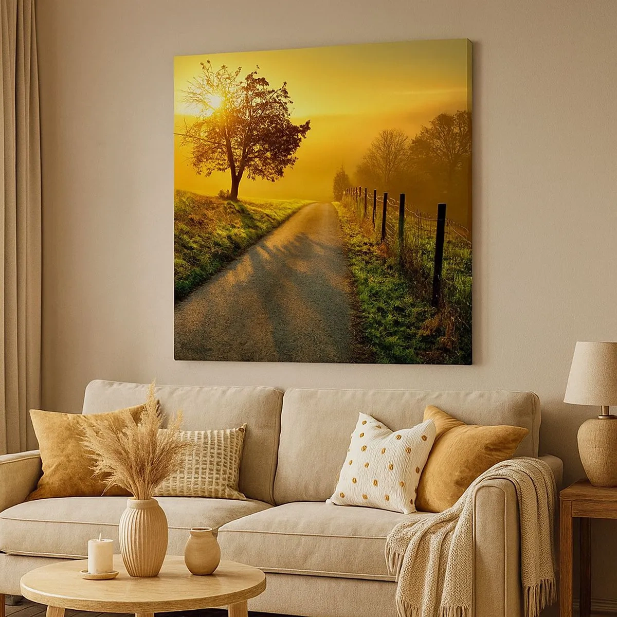 Canvas picture - Honey Afternoon - 30x30 cm