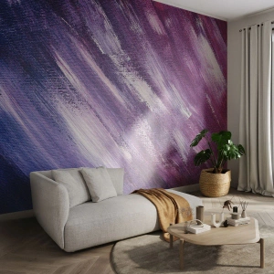 Self-Adhesive Photo Wallpaper Deluxe Sticker - When a Sunny Wind Is Blowing - Abstraction, Piece, Modern Pattern - 200x140 cm