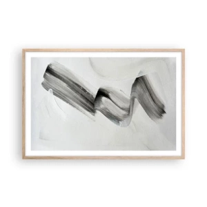 Poster in light oak frame - Casually for Fun - 91x61 cm