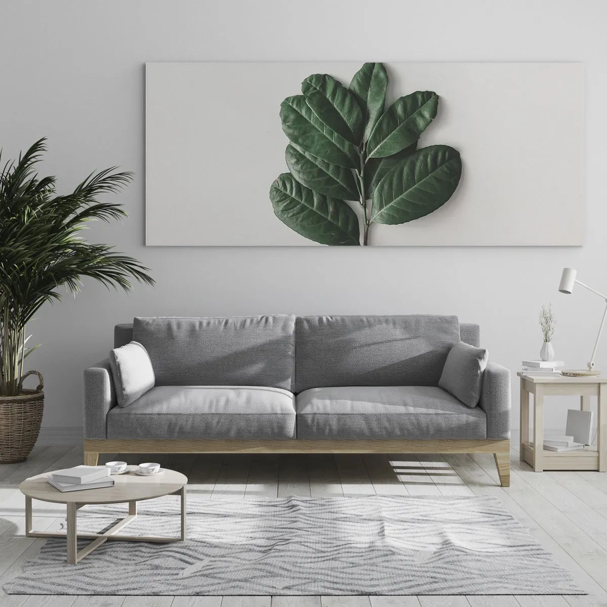 Glass picture - Drawing of Nature Itself - 90x30 cm