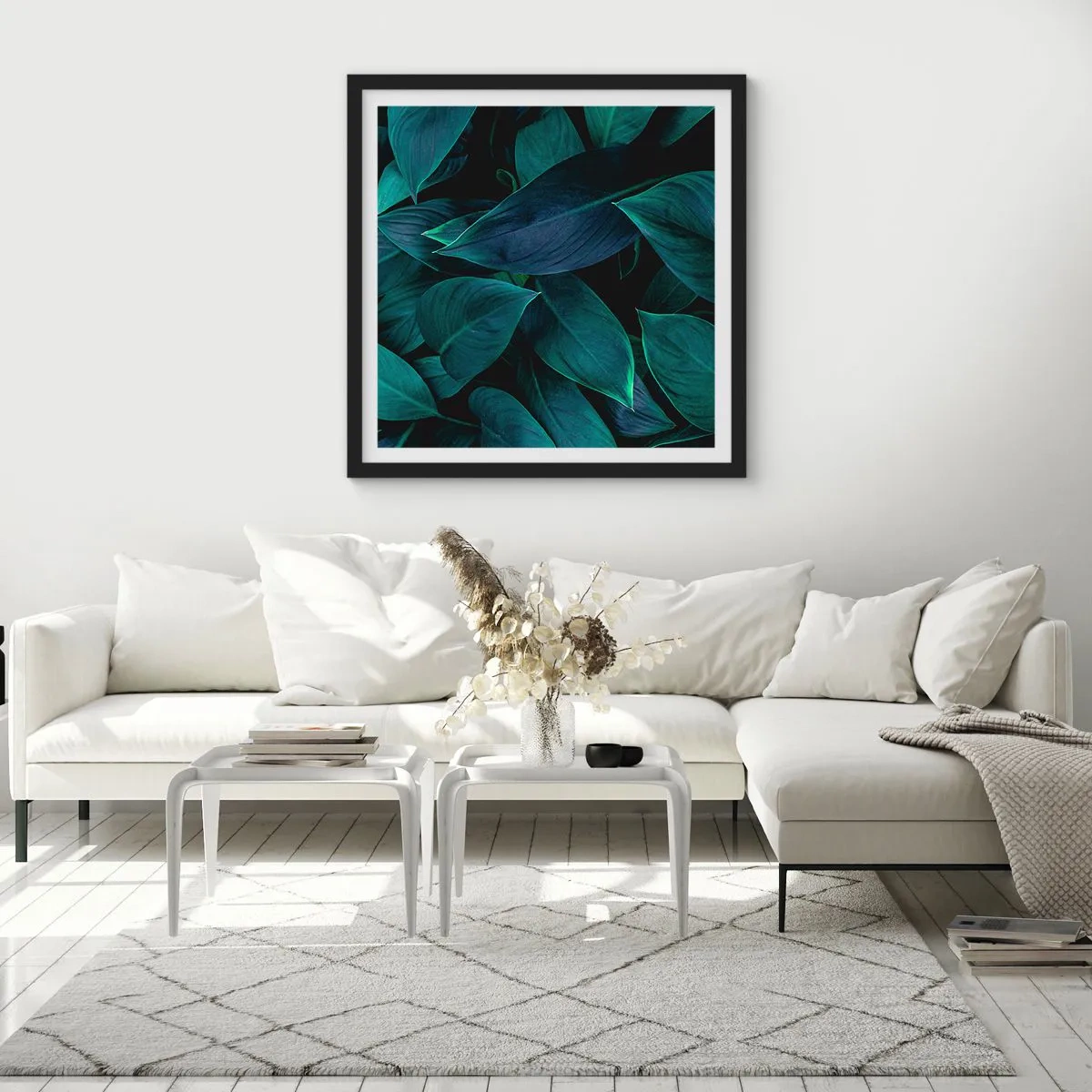 Poster in black frame - The Green Itself - 30x30 cm