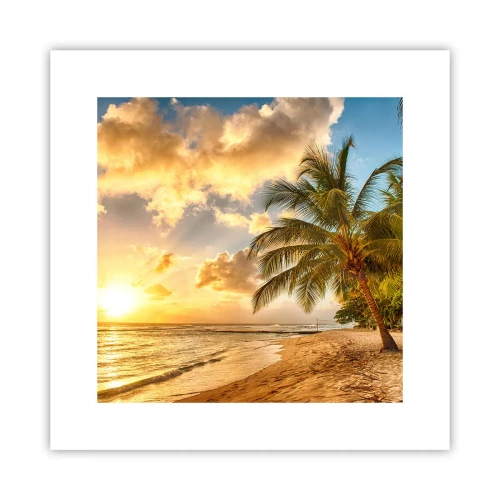 Poster - Eternal Summer, Always Holidays - 30x30 cm