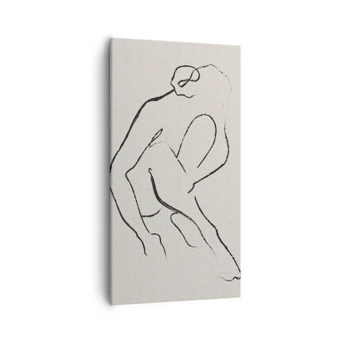 Canvas picture - Intimate Sketch - 55x100 cm