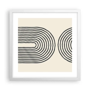 Poster in white frmae - In One Moment… - 40x40 cm