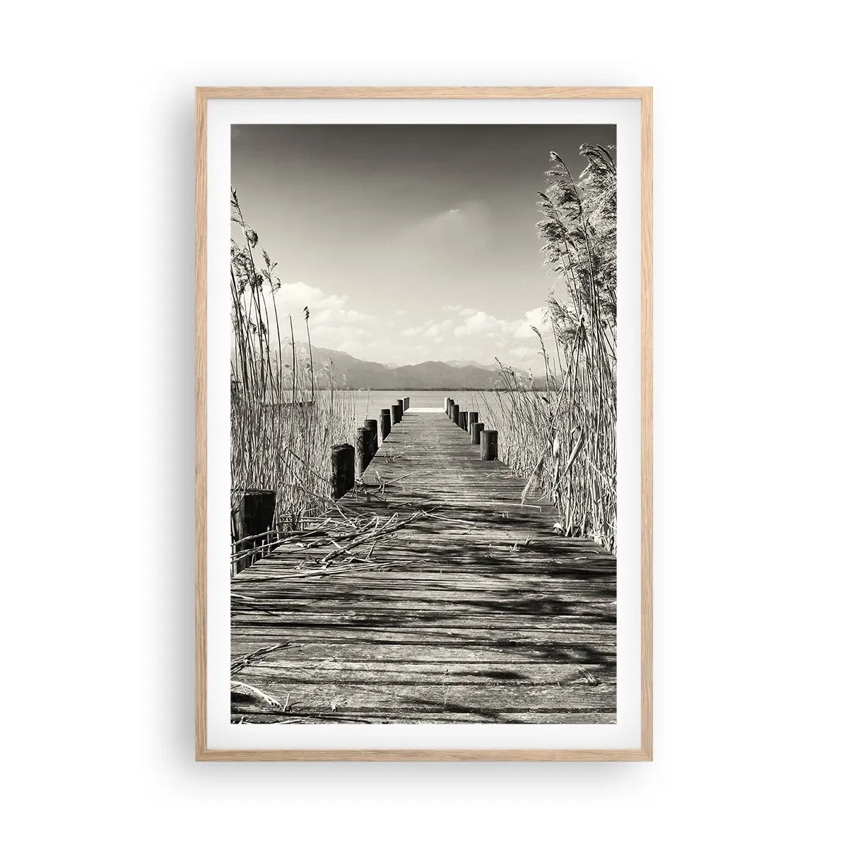 Poster in light oak frame - In the Grass - 61x91 cm