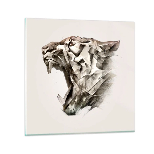 Glass picture - You Know Who Is in Charge - 40x40 cm