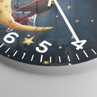 Clock face with numbers