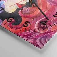 Clock face with numbers