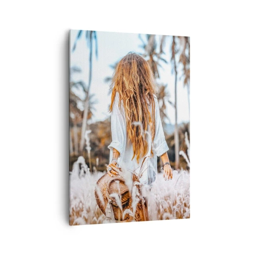 Canvas picture - Born from Grass Fluff - 70x100 cm