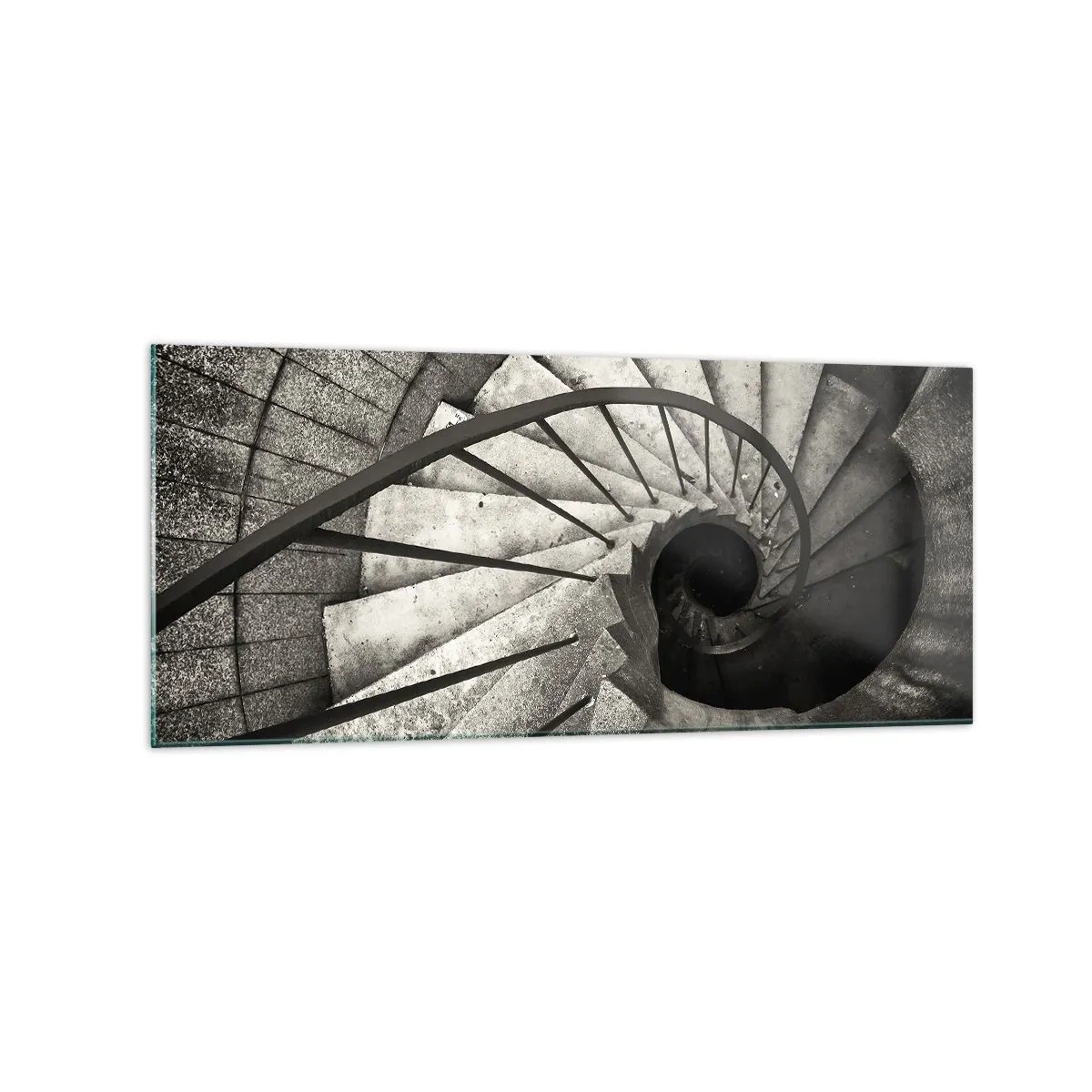 Glass picture - Up the Stairs and Down the Stairs - 120x50 cm
