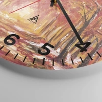 Clock face with numbers