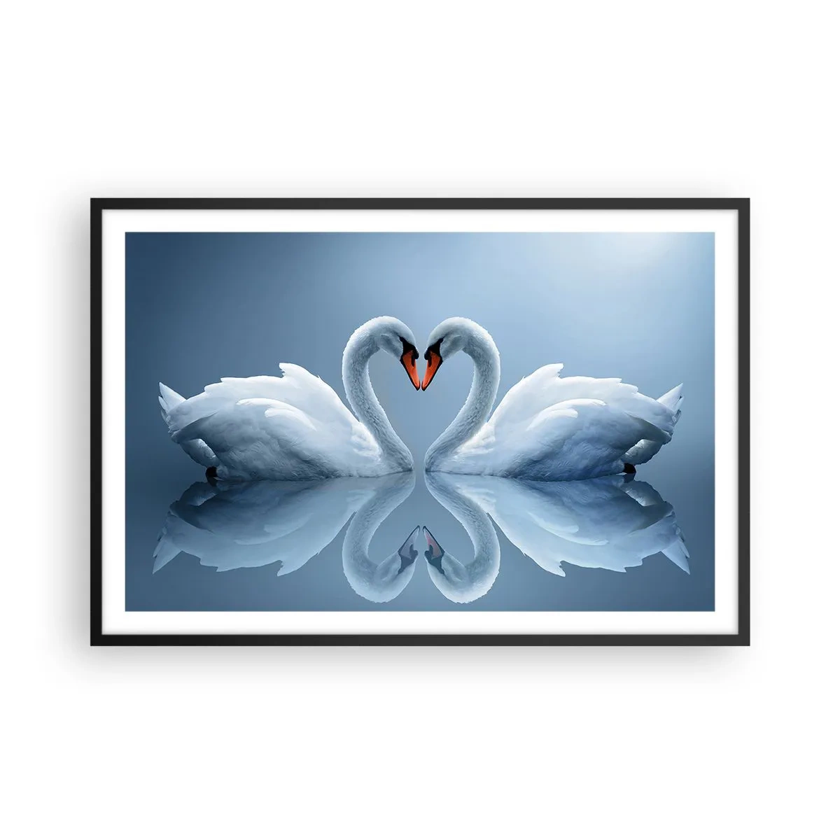 Poster in black frame - Time for Love - 91x61 cm