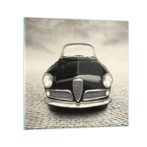 Glass picture - How Can You not Love Me? - 30x30 cm