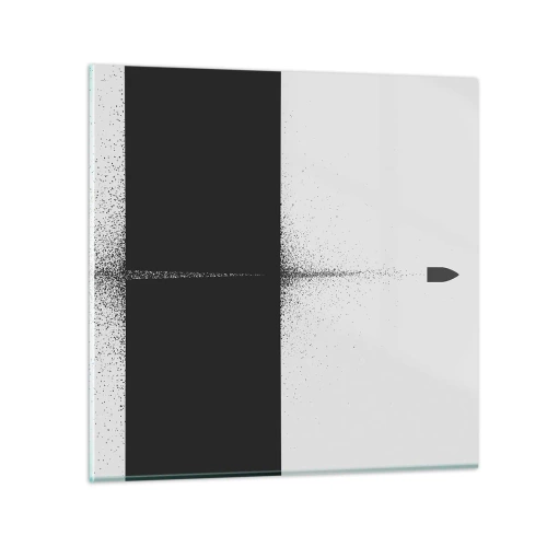 Glass picture - Straight to the Point - 60x60 cm